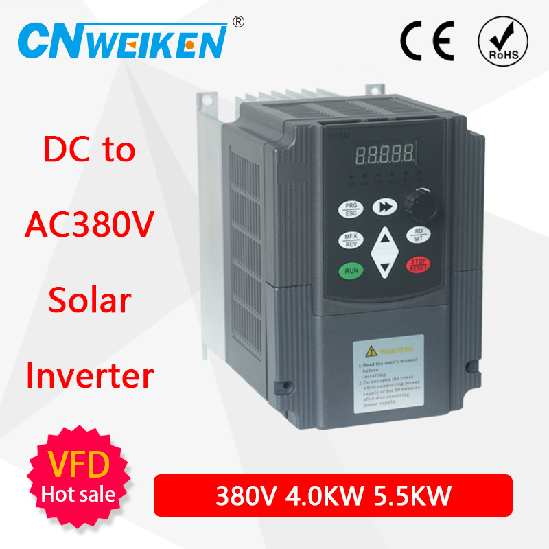 Solar Pump Inverter 5.5Kw Three Phase - 3 Phase 380V Input Wave Power