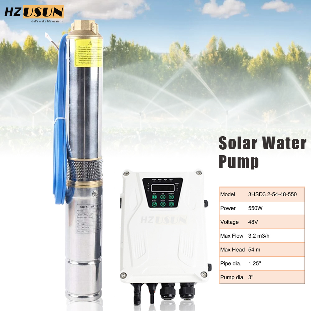 HZUSUN 48V DC Solar Energy 40M - Solar Water Pump 48V Submersible review and price