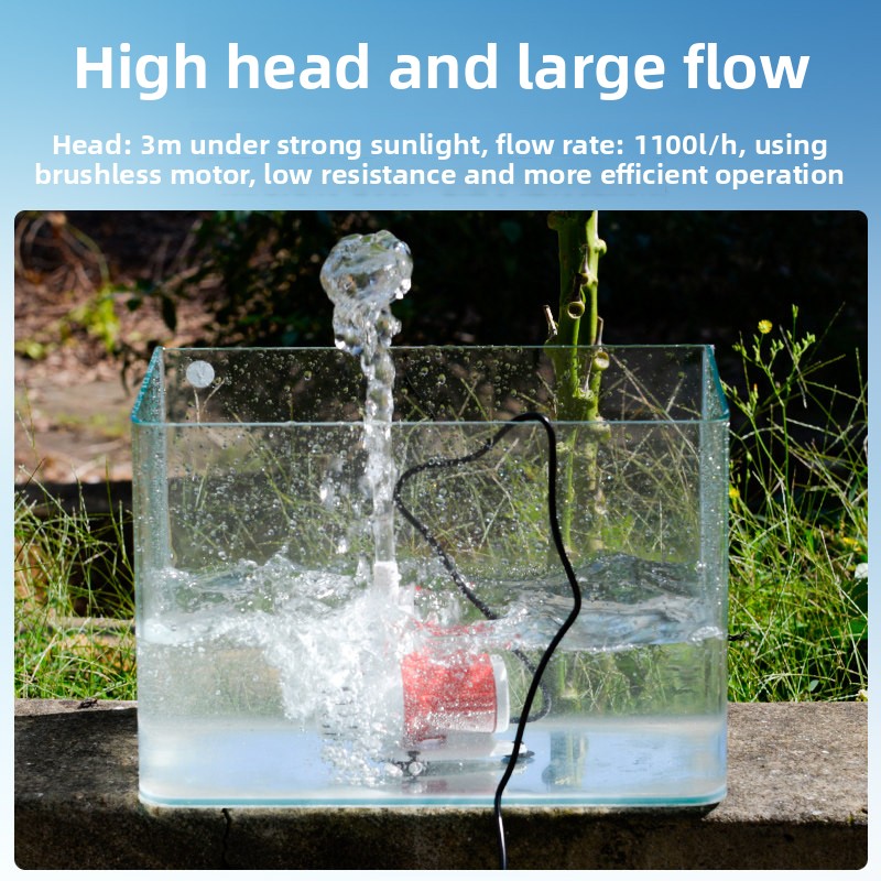 Brushless Solar Water Pump Kit - Solar Irrigation Pump 12V review and price