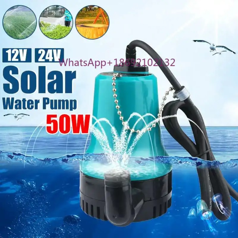 50W 4500L/H 5m DC 12V/24V Sola - Solar Irrigation Pump 12V review and price