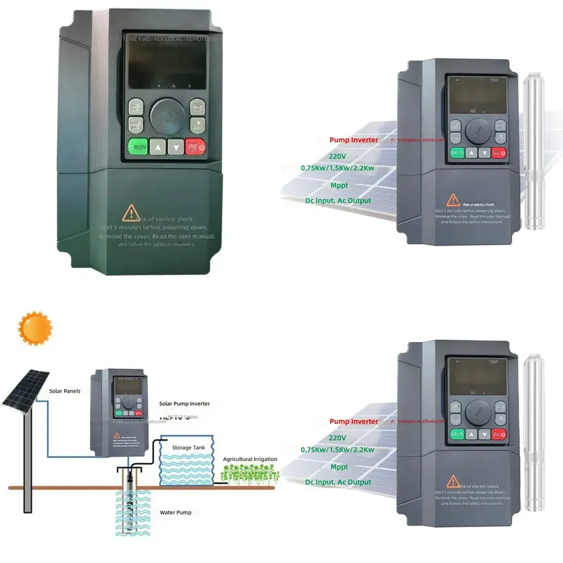 HL710 0.75KW 1.5KW 2.2KW 220V  - Mppt Solar Pump Controller 1.5Kw review and price