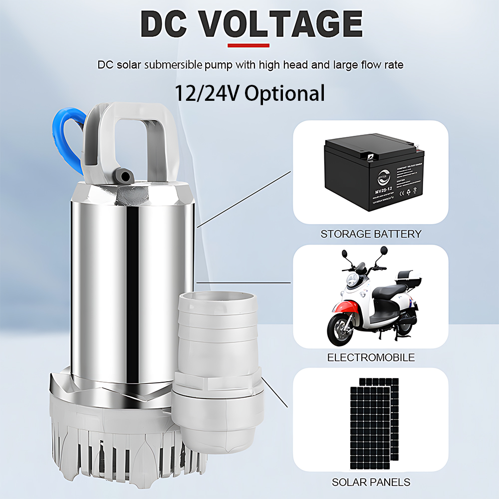 12V 24V DC Solar Submersible W - Solar Irrigation Pump 12V review and price