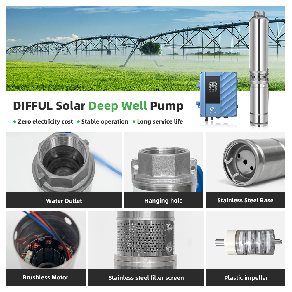 DIFFUL 4 inch 2200W Solar Deep - Solar Water Pump 2200W 4 Inch review and price